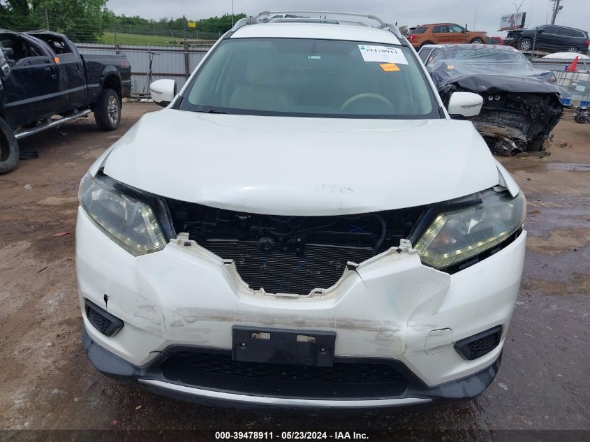 2015 Nissan Rogue Sv VIN: 5N1AT2ML4FC791390 Lot: 39478911