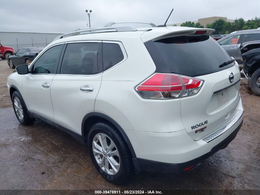 2015 Nissan Rogue Sv VIN: 5N1AT2ML4FC791390 Lot: 39478911