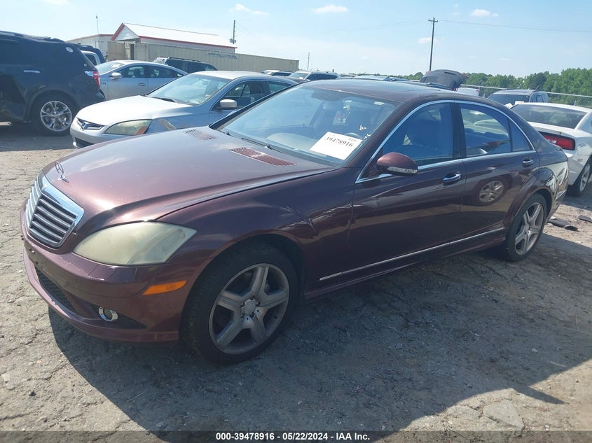 2007 Mercedes-Benz S 550 VIN: WDDNG71X47A058385 Lot: 39478916