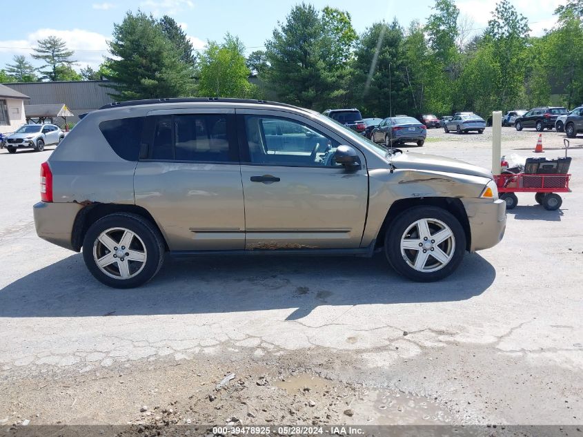 2008 Jeep Compass Sport VIN: 1J8FT47W68D574134 Lot: 39478925