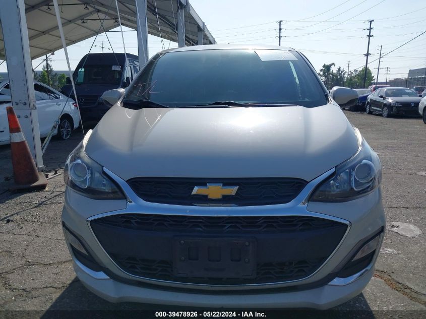 2020 Chevrolet Spark Fwd 1Lt Automatic VIN: KL8CD6SA7LC416651 Lot: 39478926