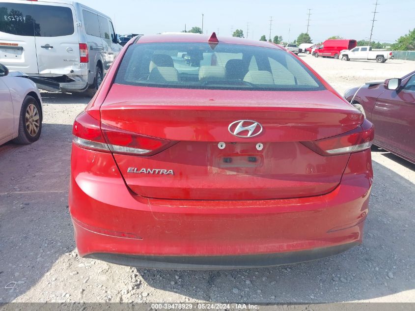 2018 Hyundai Elantra Sel VIN: 5NPD84LF8JH400894 Lot: 39478929