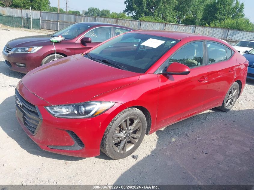 2018 Hyundai Elantra Sel VIN: 5NPD84LF8JH400894 Lot: 39478929