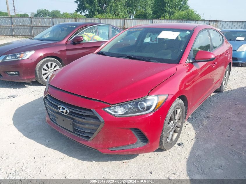 2018 Hyundai Elantra Sel VIN: 5NPD84LF8JH400894 Lot: 39478929