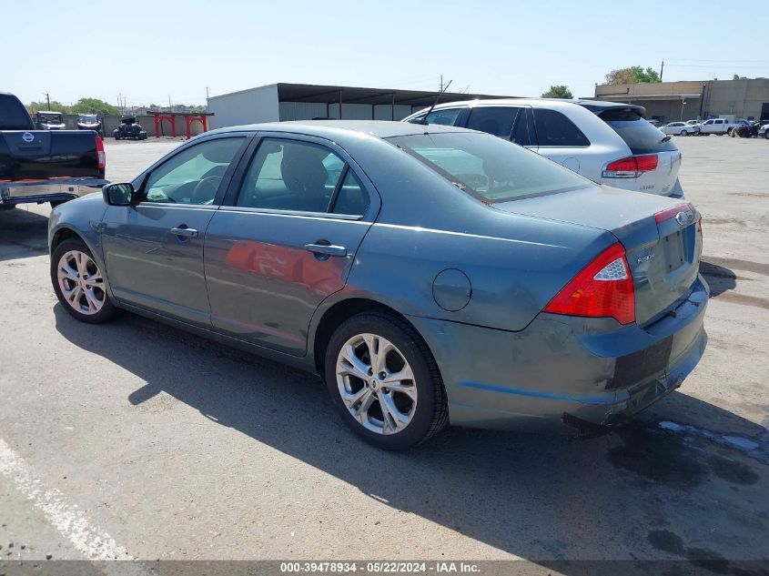 2012 Ford Fusion Se VIN: 3FAHP0HA3CR248104 Lot: 39478934