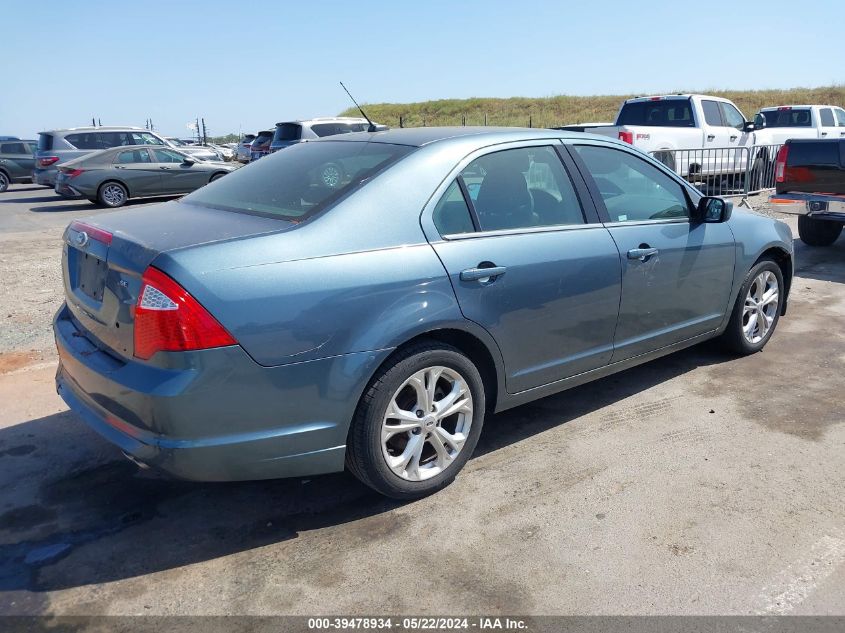 2012 Ford Fusion Se VIN: 3FAHP0HA3CR248104 Lot: 39478934