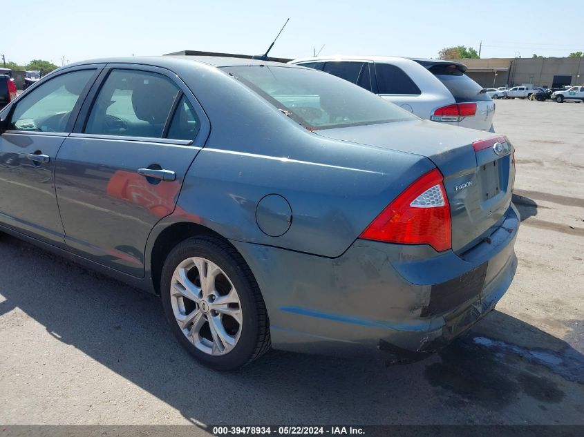 2012 Ford Fusion Se VIN: 3FAHP0HA3CR248104 Lot: 39478934