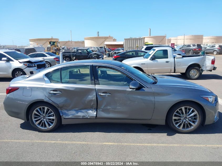 2023 Infiniti Q50 Luxe VIN: JN1EV7BP1PM512382 Lot: 39478943