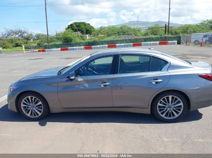 2023 Infiniti Q50 Luxe VIN: JN1EV7BP1PM512382 Lot: 39478943