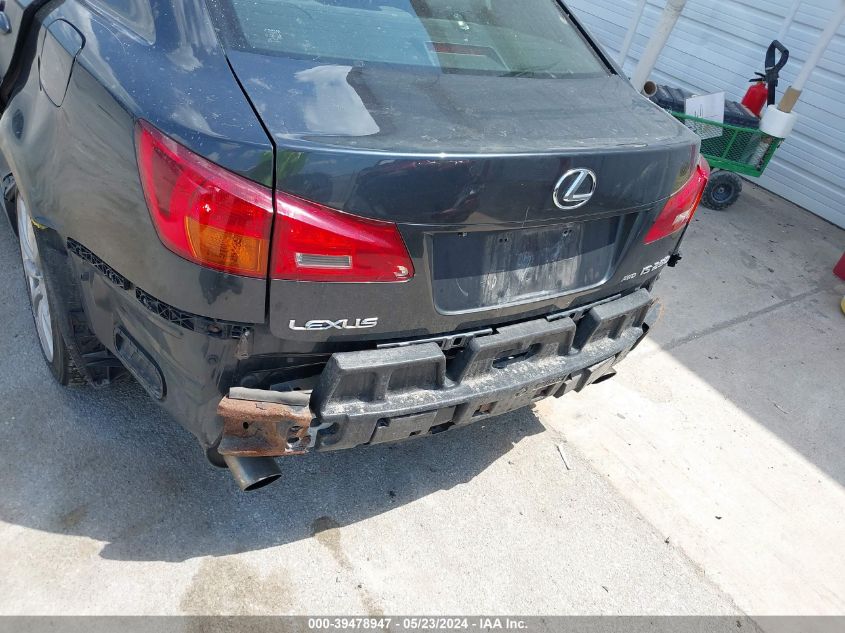 2007 Lexus Is 250 VIN: JTHCK262872016231 Lot: 39478947