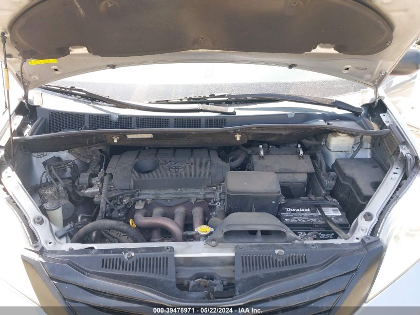 2012 Toyota Sienna Base 7 Passenger VIN: 5TDKA3DC5CS009497 Lot: 39478971