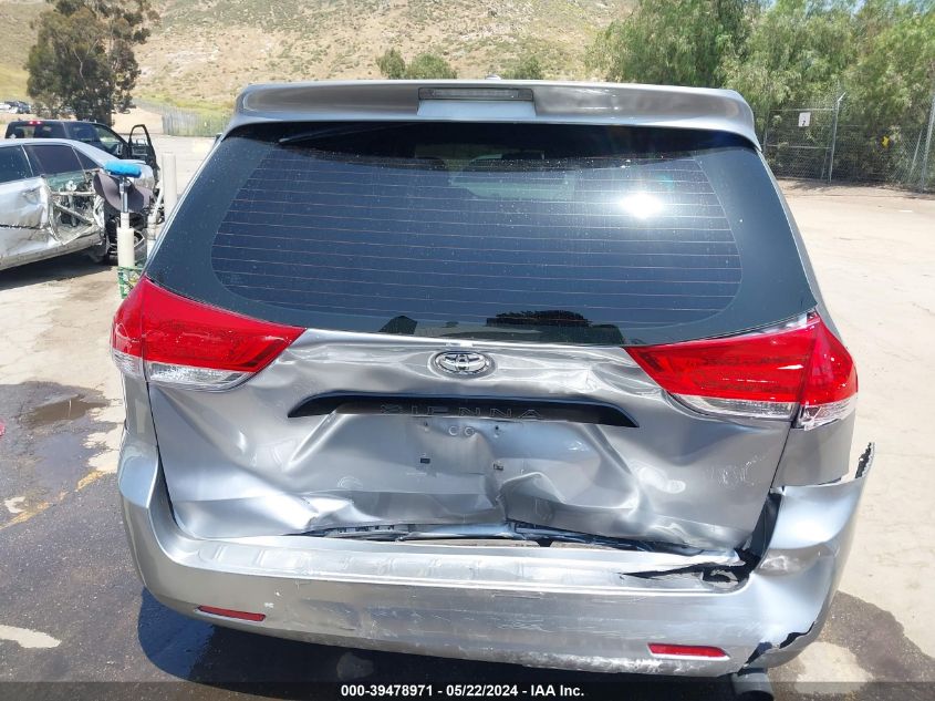 2012 Toyota Sienna Base 7 Passenger VIN: 5TDKA3DC5CS009497 Lot: 39478971