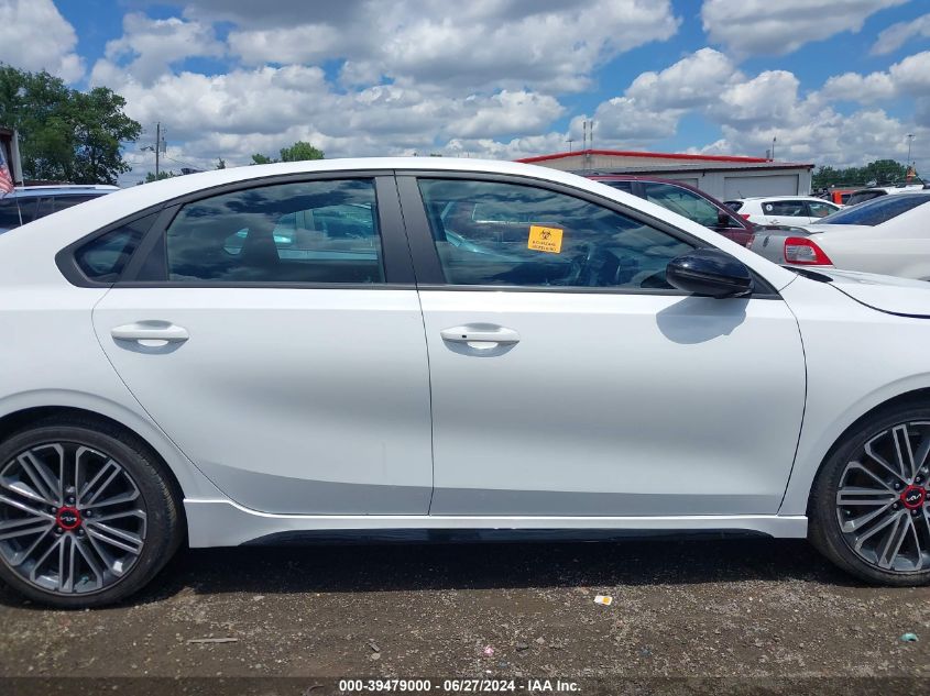 2022 Kia Forte Gt VIN: 3KPF44AC2NE437852 Lot: 39479000