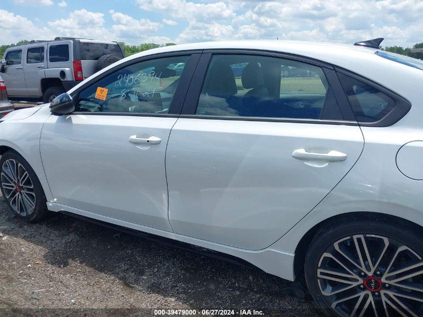 2022 Kia Forte Gt VIN: 3KPF44AC2NE437852 Lot: 39479000