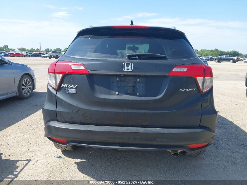 2022 Honda Hr-V 2Wd Sport VIN: 3CZRU5H12NM735826 Lot: 39479006