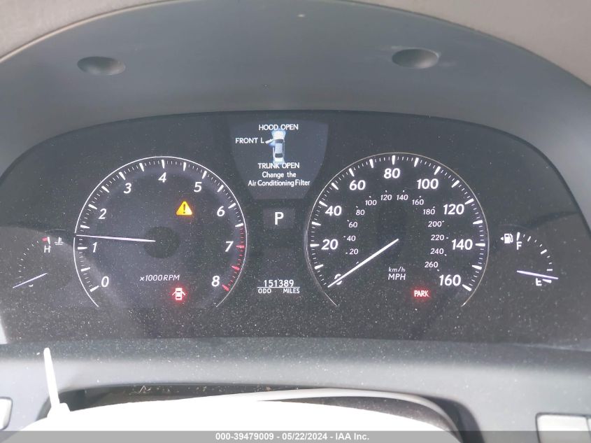 2010 Lexus Ls 460 VIN: JTHBL5EF8A5095288 Lot: 39479009