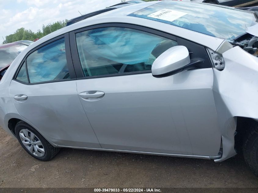 2016 Toyota Corolla Le VIN: 2T1BURHE0GC578343 Lot: 39479033