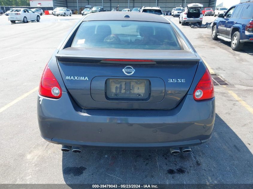 2008 Nissan Maxima 3.5 Se VIN: 1N4BA41E18C811250 Lot: 39479043