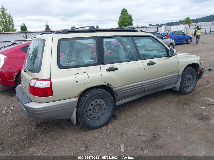 2002 Subaru Forester S VIN: JF1SF65522H729240 Lot: 39479062