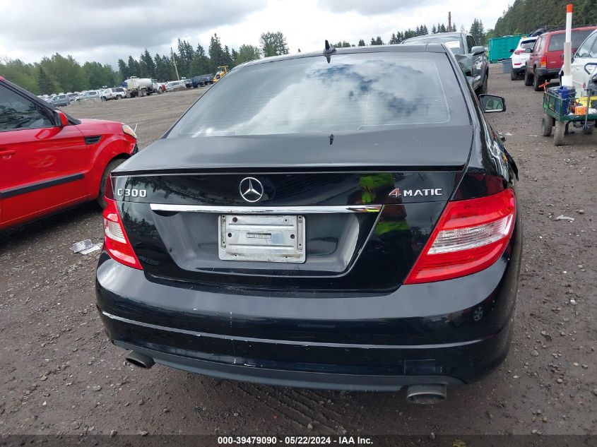 2011 Mercedes-Benz C 300 Luxury 4Matic/Sport 4Matic VIN: WDDGF8BB9BR147481 Lot: 39479090