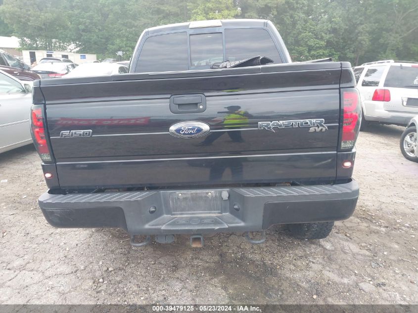 2010 Ford F-150 Svt Raptor VIN: 1FTEX1E64AFB96284 Lot: 39479125