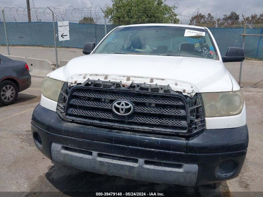 2007 Toyota Tundra Base 5.7L V8 VIN: 5TFLV52177X021284 Lot: 39479148