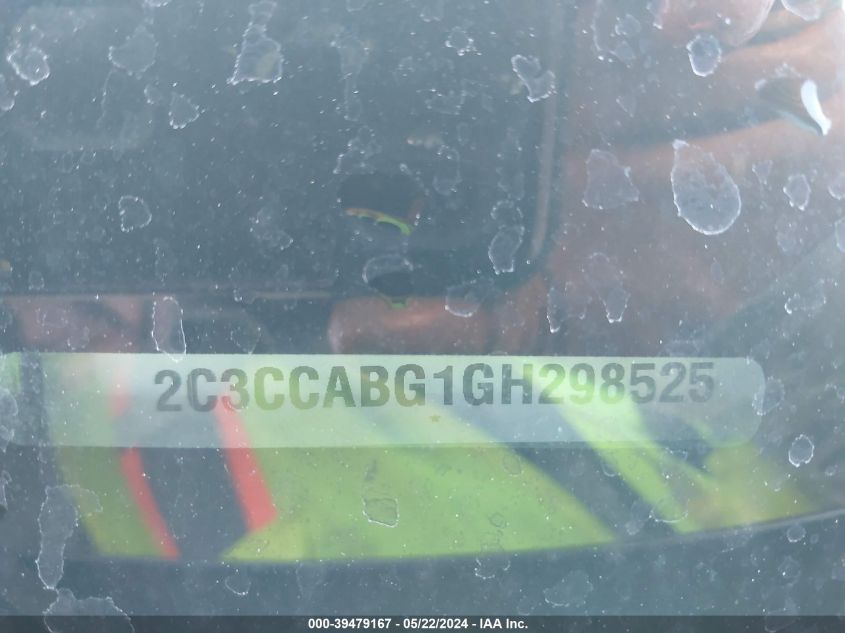 2016 Chrysler 300 300S VIN: 2C3CCABG1GH298525 Lot: 39479167