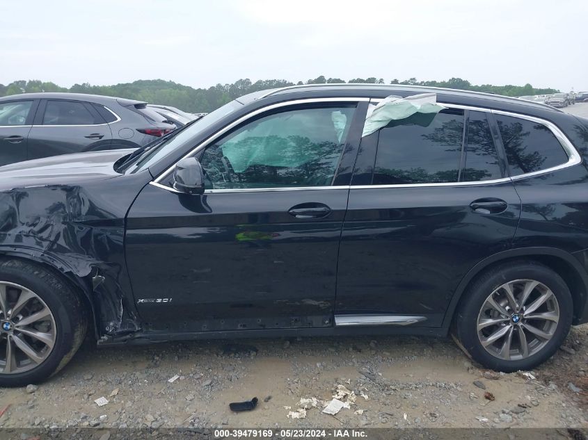 2018 BMW X3 xDrive30I VIN: 5UXTR9C52JLC73800 Lot: 39479169