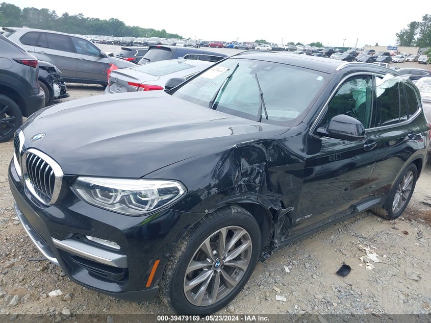 2018 BMW X3 XDRIVE30I VIN: 5UXTR9C52JLC73800