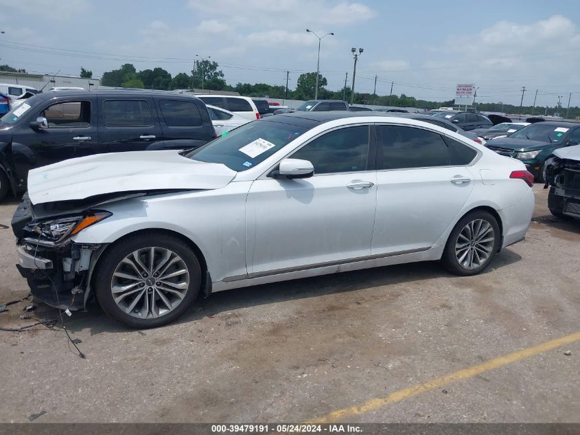 2017 Genesis G80 3.8 VIN: KMHGN4JE9HU188034 Lot: 39479191