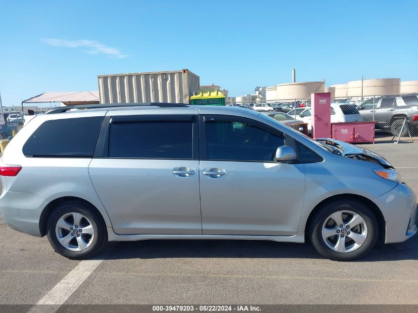 2020 Toyota Sienna Le VIN: 5TDKZ3DC0LS071740 Lot: 39479203