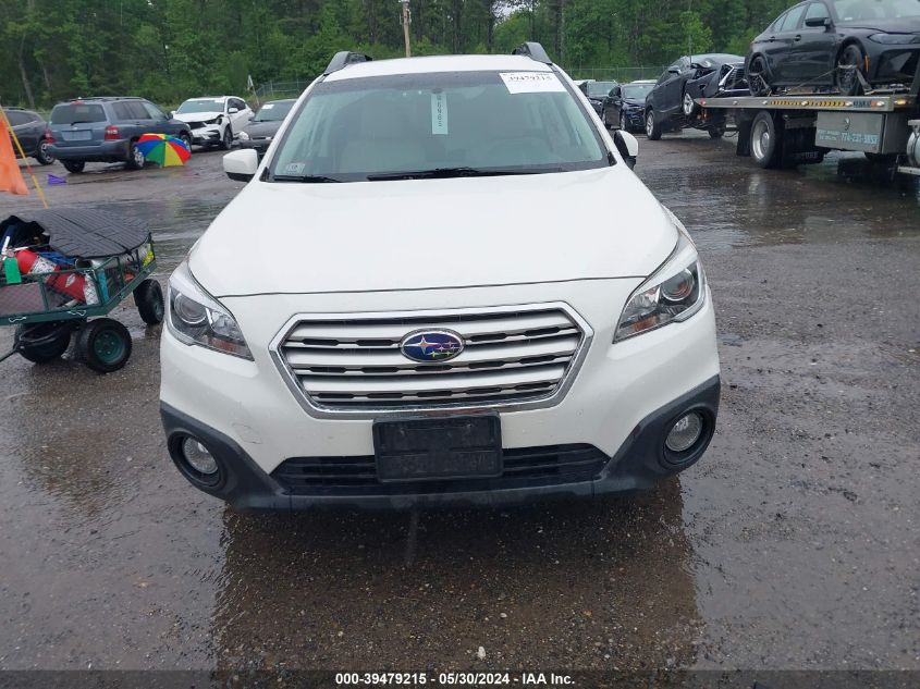 2017 Subaru Outback 2.5I Premium VIN: 4S4BSACCXH3211551 Lot: 39479215