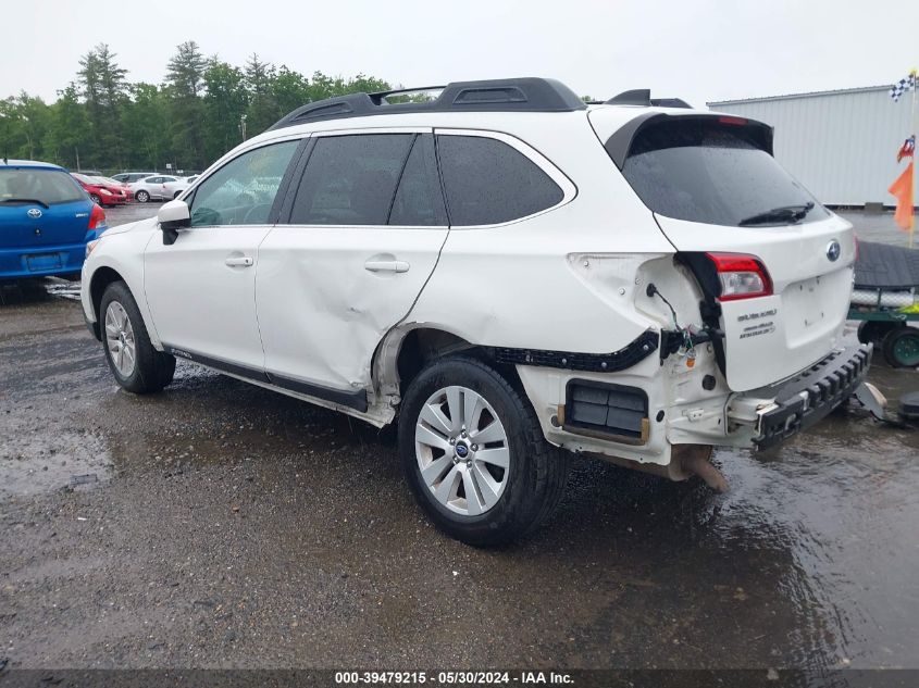 2017 Subaru Outback 2.5I Premium VIN: 4S4BSACCXH3211551 Lot: 39479215