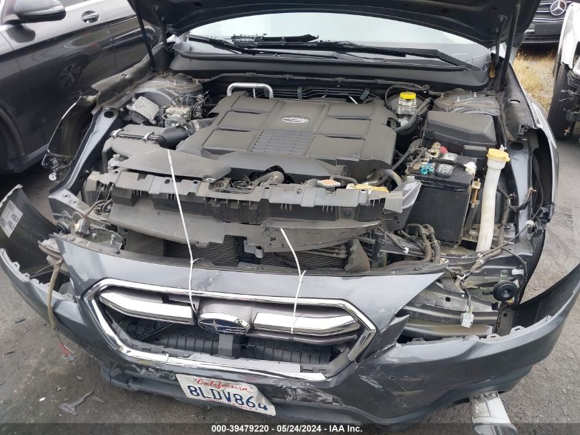 2019 Subaru Outback 3.6R Limited VIN: 4S4BSENC4K3335262 Lot: 39479220