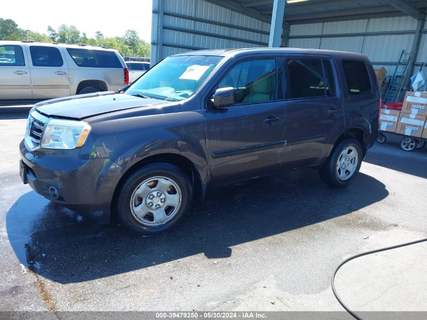 2014 Honda Pilot Lx VIN: 5FNYF3H28EB018960 Lot: 39479250