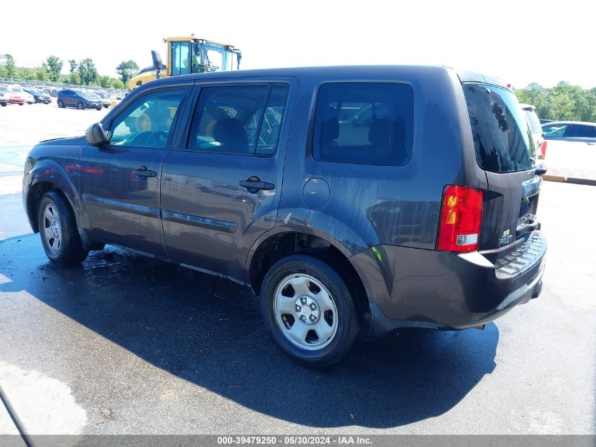 2014 Honda Pilot Lx VIN: 5FNYF3H28EB018960 Lot: 39479250