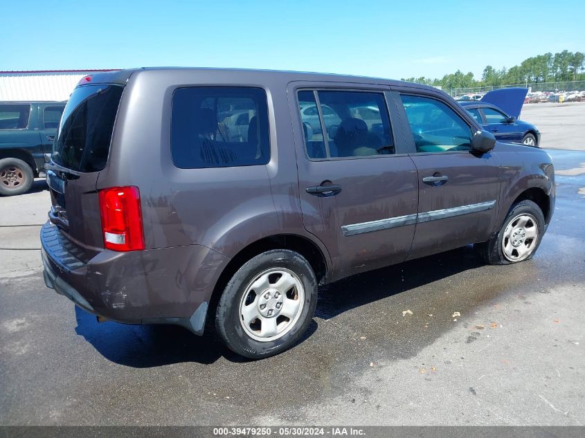 2014 Honda Pilot Lx VIN: 5FNYF3H28EB018960 Lot: 39479250