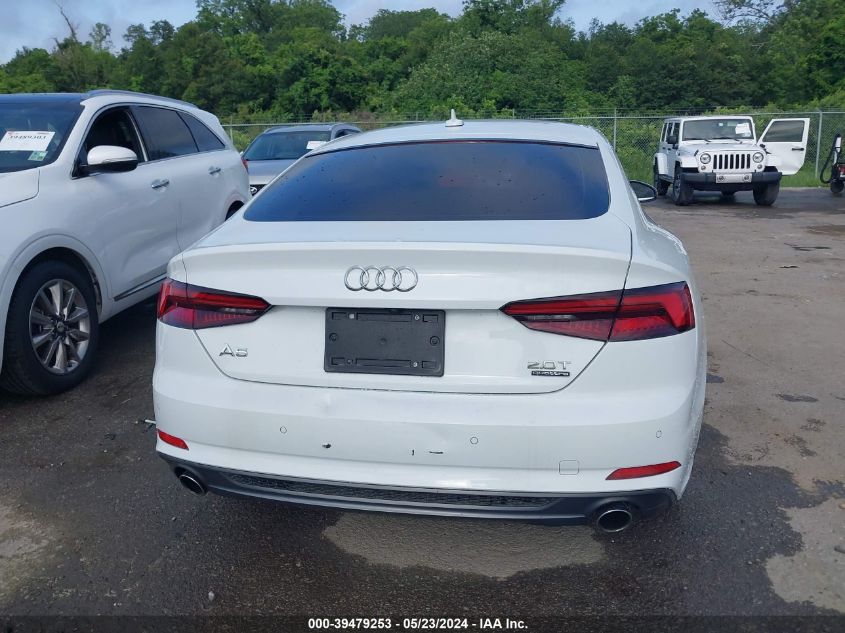 2018 Audi A5 2.0T Premium VIN: WAUENCF59JA124627 Lot: 39479253