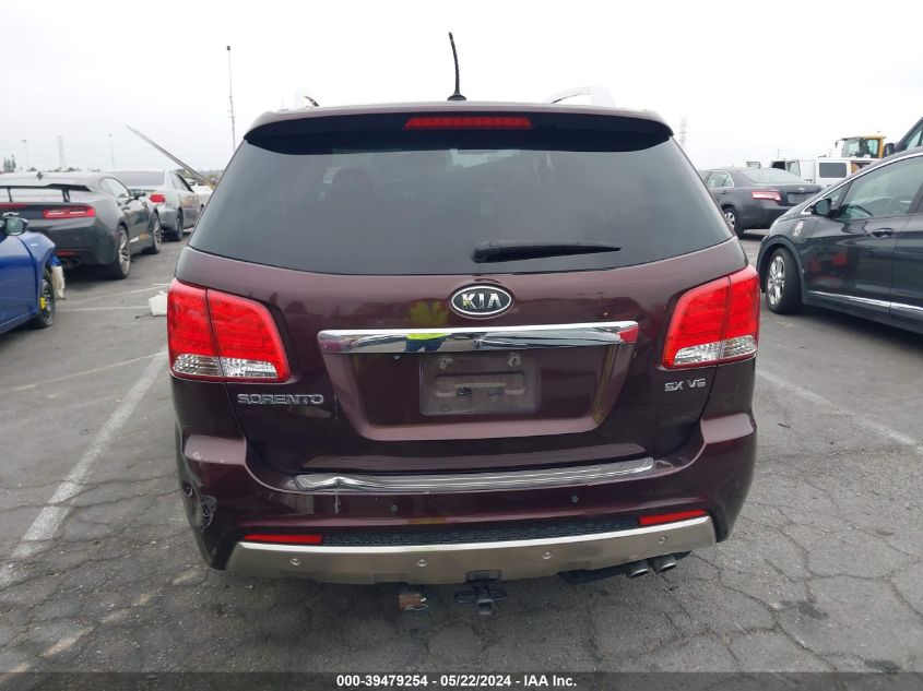 2012 Kia Sorento Sx V6 VIN: 5XYKW4A27CG252583 Lot: 39479254