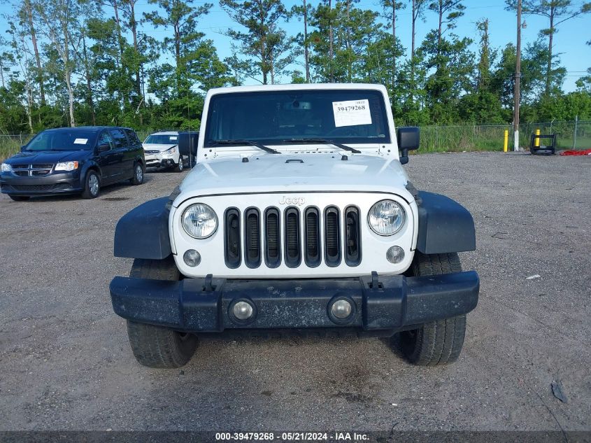 2016 Jeep Wrangler Unlimited Sport VIN: 1C4BJWDG8GL204201 Lot: 39479268