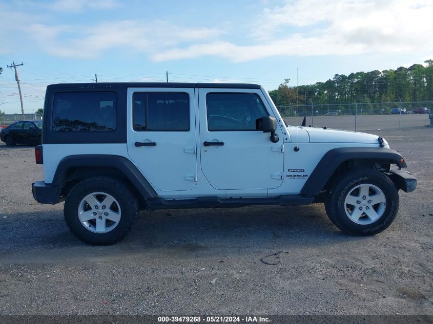 2016 Jeep Wrangler Unlimited Sport VIN: 1C4BJWDG8GL204201 Lot: 39479268