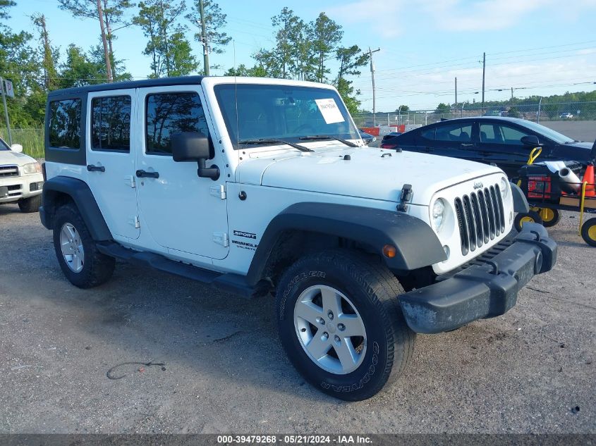 2016 Jeep Wrangler Unlimited Sport VIN: 1C4BJWDG8GL204201 Lot: 39479268