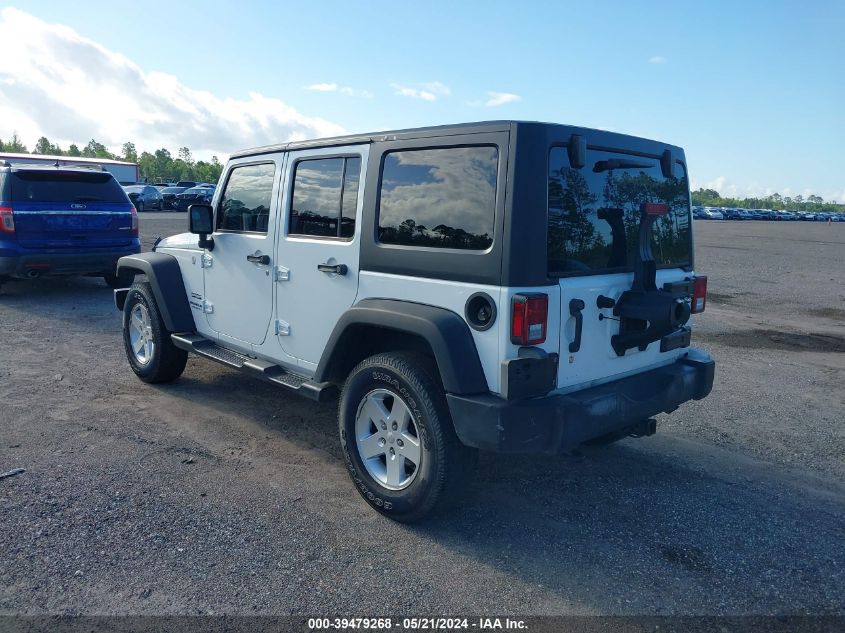 2016 Jeep Wrangler Unlimited Sport VIN: 1C4BJWDG8GL204201 Lot: 39479268