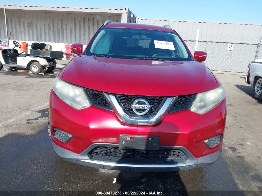 2015 Nissan Rogue Sv VIN: 5N1AT2MT2FC915477 Lot: 39479273