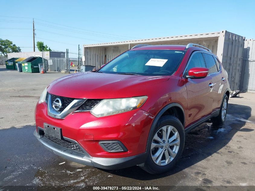 2015 Nissan Rogue Sv VIN: 5N1AT2MT2FC915477 Lot: 39479273