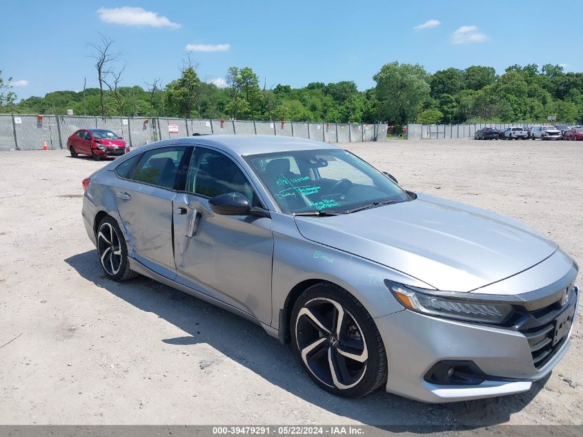 2021 Honda Accord Sport Special Edition VIN: 1HGCV1F44MA055860 Lot: 39479291