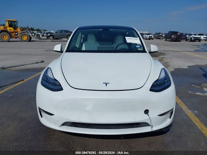 2021 Tesla Model Y Long Range Dual Motor All-Wheel Drive VIN: 5YJYGDEE5MF299857 Lot: 39479292