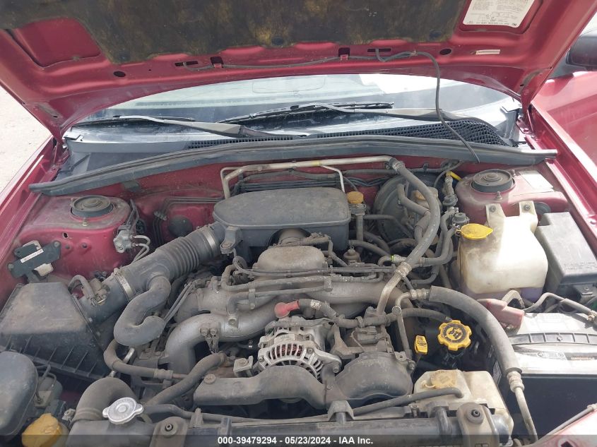 2005 Subaru Forester 2.5X VIN: JF1SG63675G723307 Lot: 39479294