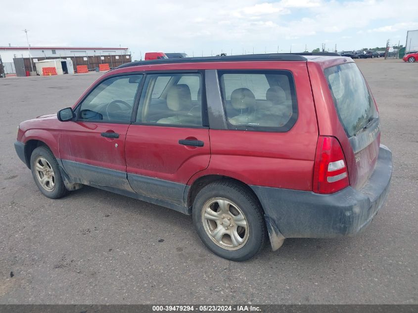 2005 Subaru Forester 2.5X VIN: JF1SG63675G723307 Lot: 39479294