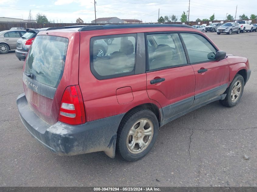 2005 Subaru Forester 2.5X VIN: JF1SG63675G723307 Lot: 39479294